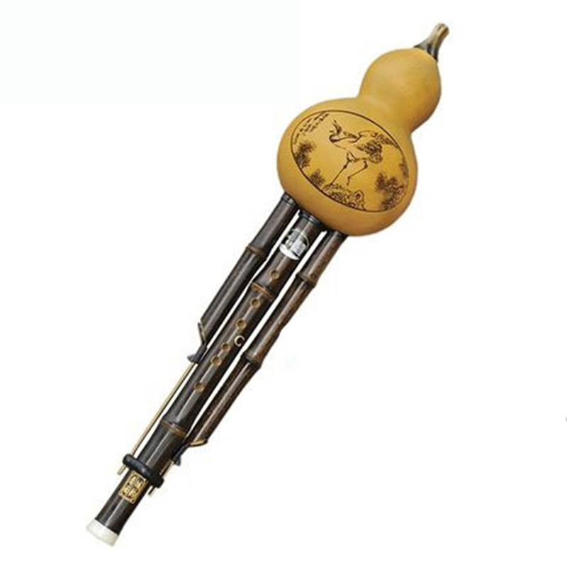 琴兹(qin ci) 天然紫竹 葫芦丝 初学c调 降b调gfd 云南 春城南韵乐器