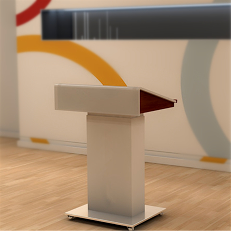 好环境(hhj)演讲台 报告台 迎宾台 发言台 演讲桌 讲台桌 闪银色 600*