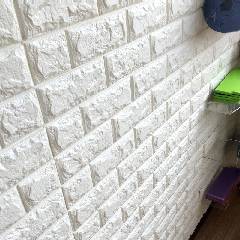 3d立体墙贴墙纸自粘卧室泡沫软包房间墙壁装饰餐厅宿舍阳台装饰 新7号