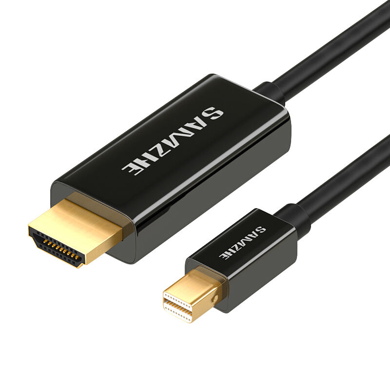 SAMZHE 山泽 KDP15 MiniDP转HDMI 视频线缆 1.5m