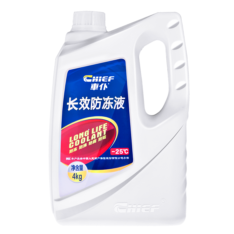 CHIEF 车仆 汽车防冻液 -25℃ 4kg