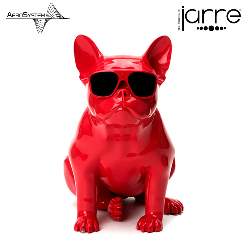 AERO SYSTEM法国官方斗牛犬无线蓝牙音响低音炮手机便携电脑桌面音箱音响（JARRE) AeroBull XS1斗牛犬音箱-红色