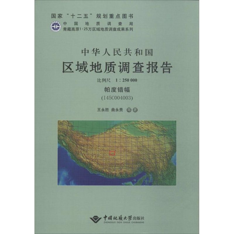 中华人民共和国区域地质调查报告帕度错幅(I45C004003)