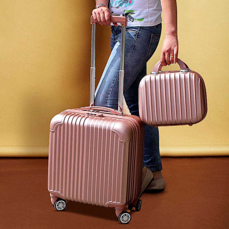 翻译官行李迷你商务拉杆箱18英寸万向轮短途旅行箱学生男女登机箱子母