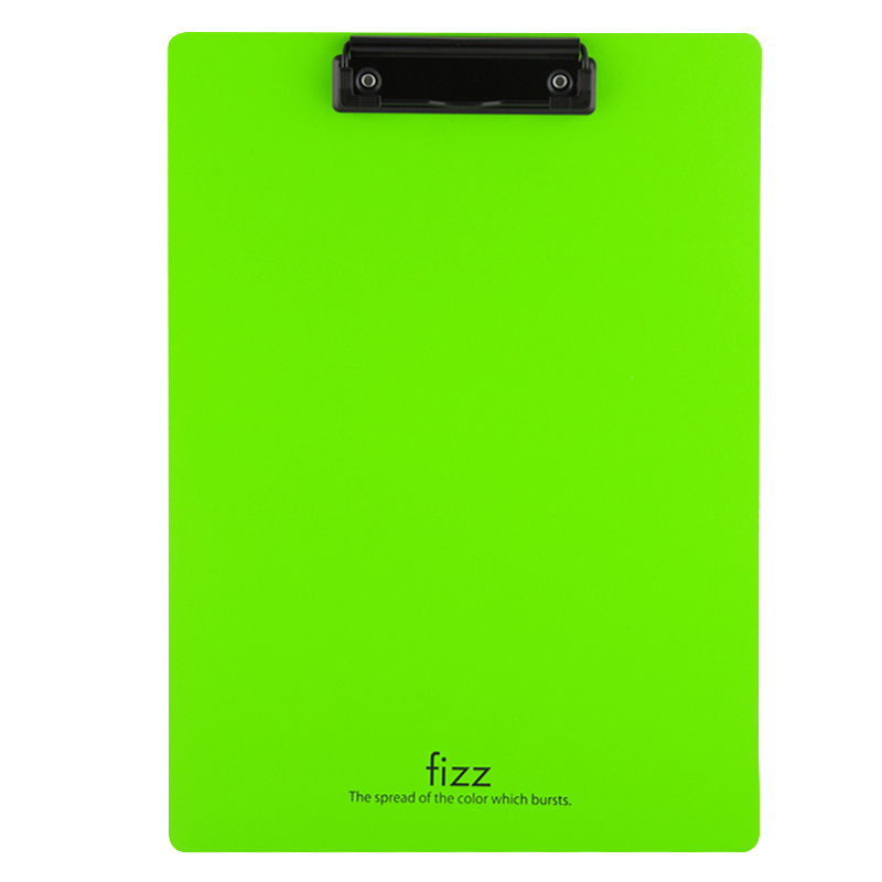 飛茲(fizz)高質感A4加厚PP書寫板夾/寫字墊板/文件夾板/辦公用品/學生文具 綠色A6383