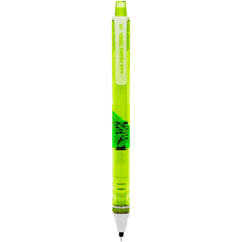 uni 三菱 铅芯自转自动铅笔 M5-450T 透明绿 0.5mm 单支装