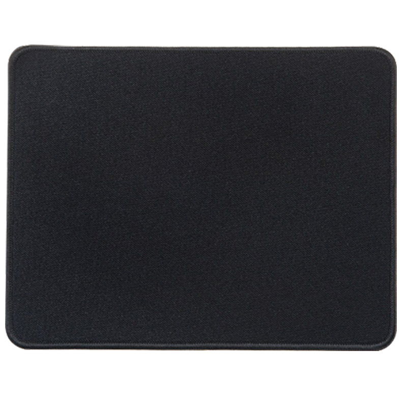 DCOMA 布面防水鼠标垫 黑色竞技鼠标垫超大4mm加厚锁边防水台式机笔记本电脑鼠标垫 小号鼠标垫（厚款-防水）
