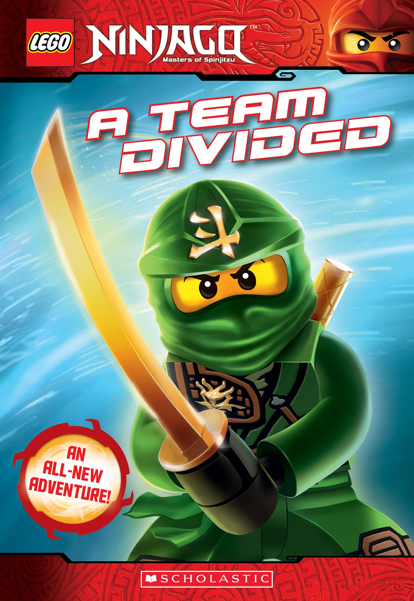 Lego Ninjago: A Team Divided (Chapter Book #6) 进口故事书