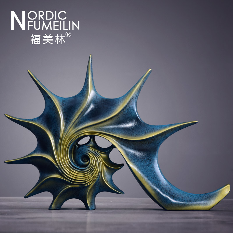 福美林(fumeilin)地中海摆件 欧式复古美式简约客厅装饰品摆件 玄关