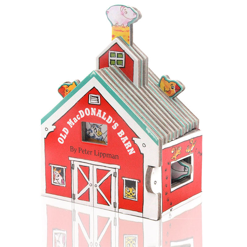 老麦克唐纳家的谷仓 mini house old macdonalds barn 英文原版绘本