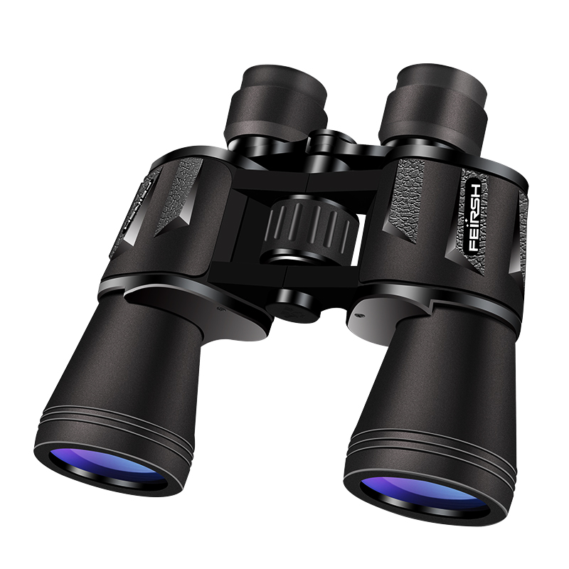 菲莱仕（FEIRSH） 双筒望远镜高倍高清非红外演唱会儿童观鸟寻星望远镜 T18 10X50黑色
