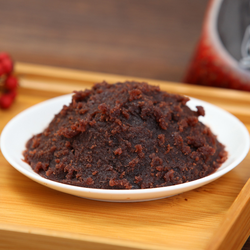 知味观 玫瑰豆沙 500g 烘焙原料月饼面包包子中式点心豆沙馅料