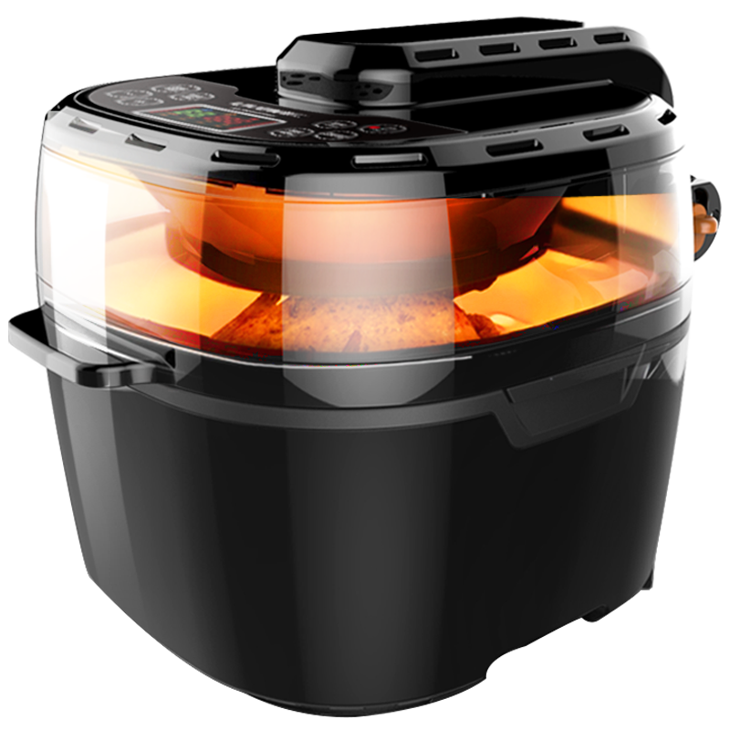 利仁（Liven）空气炸锅可视家用10升大容量智能无油电炸锅蒸汽嫩炸 多功能空气炸烤箱空气锅薯条机KZ-D1001