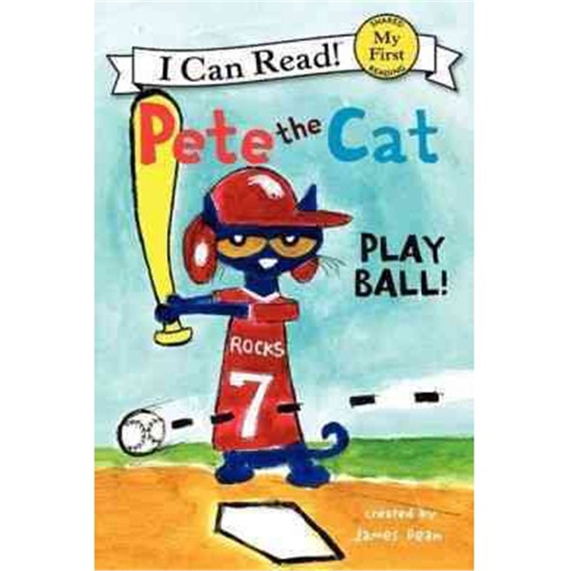 英文原版 皮特猫 Pete the Cat: Play Ball!