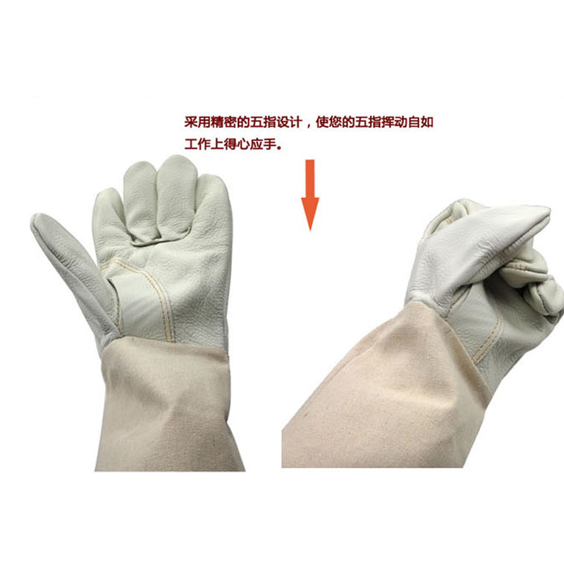 齐鲁安然 劳保手套 牛皮电焊手套劳保手套手套劳保冬季星宇手套防滑手套工作手套防割手套手套干活 一副装