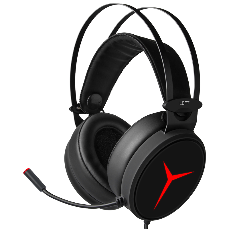 ���ڲ��������루Lenovo��������StarY360 USB7.1������Ϸ���� ͷ��ʽ���ߵ��Ե羺���� ���� ���߿� ��ɫ ����������