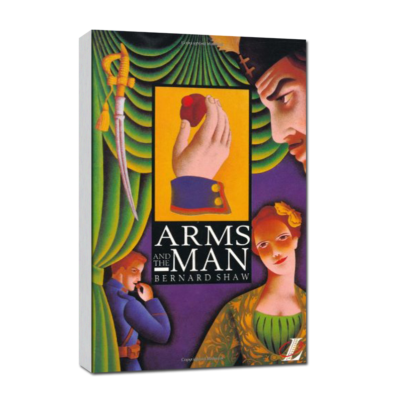 培生英语原版英文高中戏剧文学作品 arms and the man