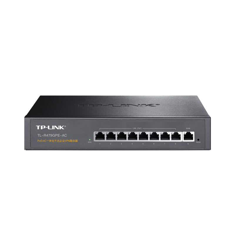 TP-LINK TL-R479GPE-AC PoE���硤AP����һ�廯��ҵ��VPN·���� ǧ�׶˿�