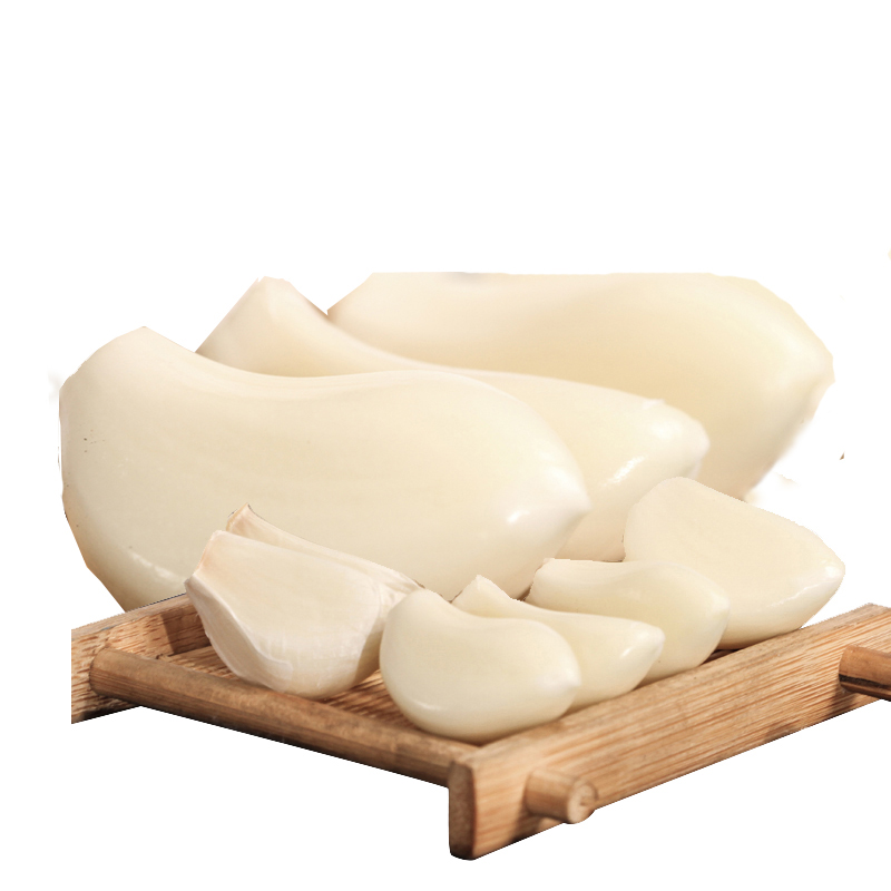 小秋佳园手工剥皮蒜米净重5斤装山东特产去皮大蒜头新蒜现剥蒜籽产地