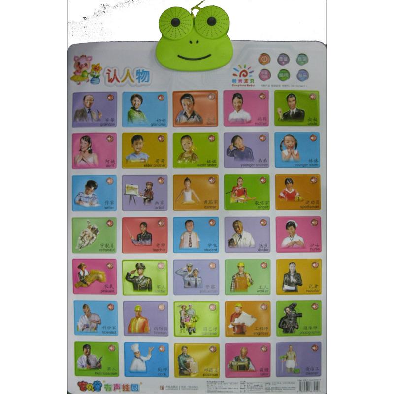 宝贝堂有声挂图认人物 幼儿图书 早教书 儿童书籍