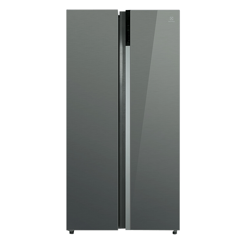 伊莱克斯（Electrolux）ESE6529GS 650升大容量变频冰箱钢化玻璃面板风冷无霜电冰 质感银