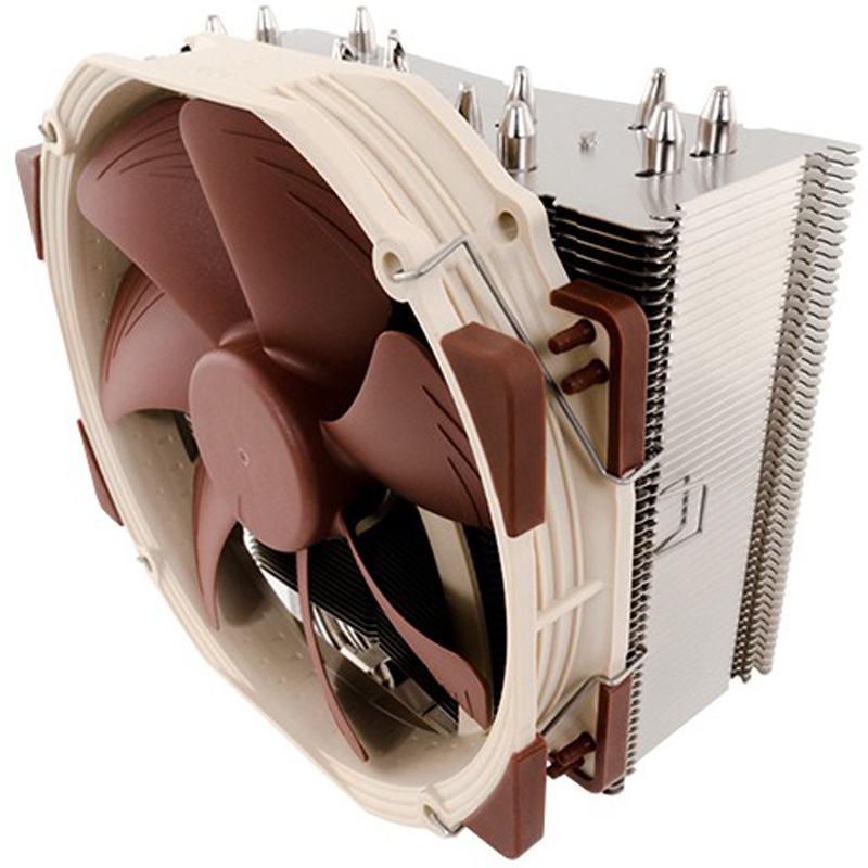 猫头鹰（NOCTUA）NH-U14S CPU散热器 （支持115X/2011/AMD/A15 PWM温控风扇/兼容梳子内存）