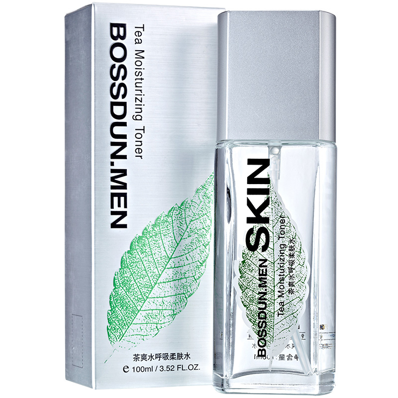 波斯顿男士爽肤水补水保湿清爽不油腻收缩毛孔须后水男生护肤品 茶爽柔肤水100ml