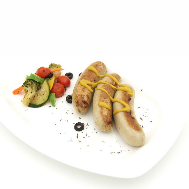 百万富翁 德国香肠小牛肉180g经典慕尼黑白香肠德式纯肉烧烤热狗儿童