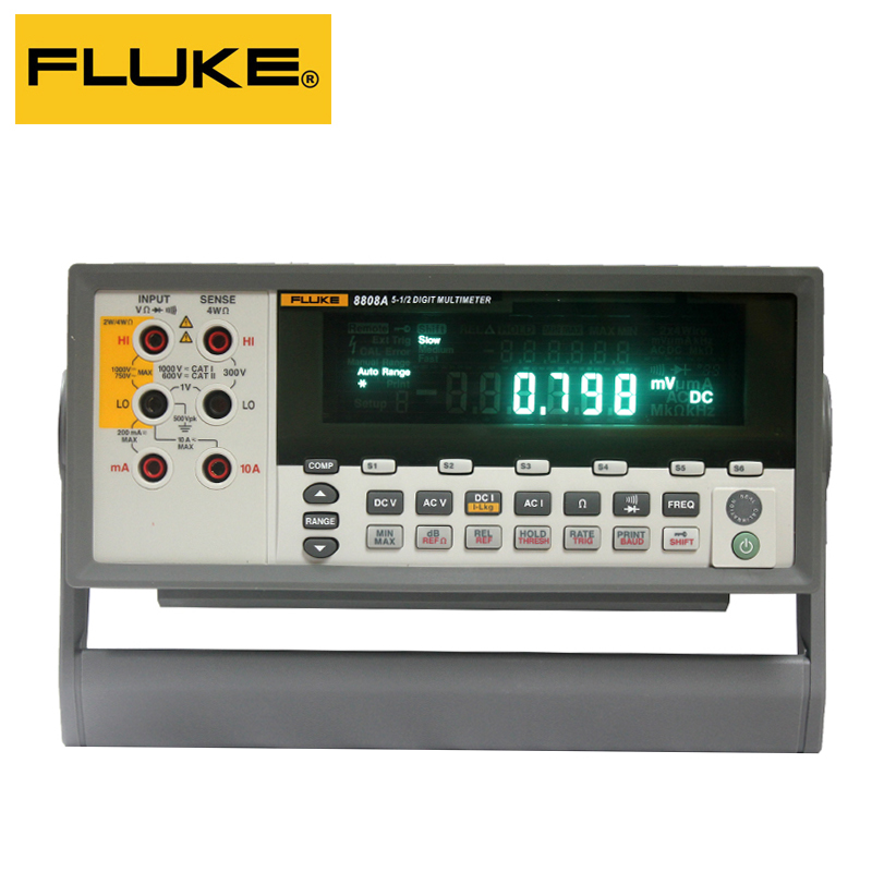 福禄克(fluke) f8808a 五位半数字多用表 双显示台式数字万用表 数字