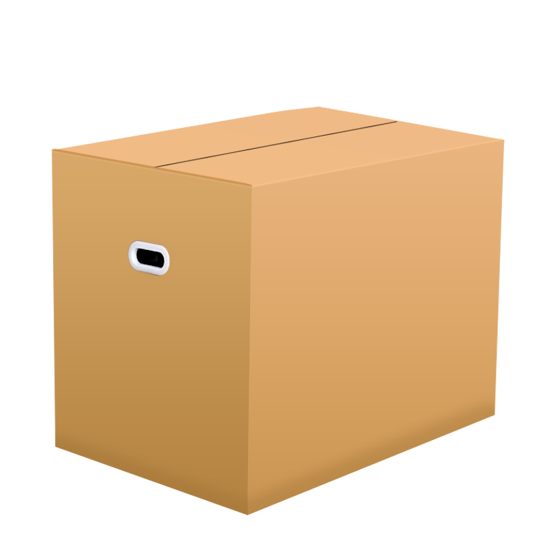 QDZX 搬家纸箱有扣手 80*50*60（5个装）大号 纸箱子打包快递行李箱储物整理箱收纳箱盒包装盒纸盒纸箱批发