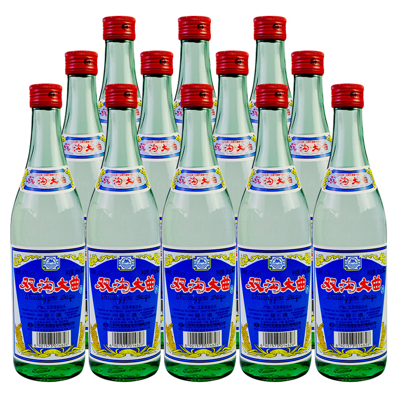 42度双沟酒图片及价格,双沟酒42度普通光瓶酒 42度双沟大曲酒485ml*12瓶 光瓶酒 国产白酒 江苏产双沟酒