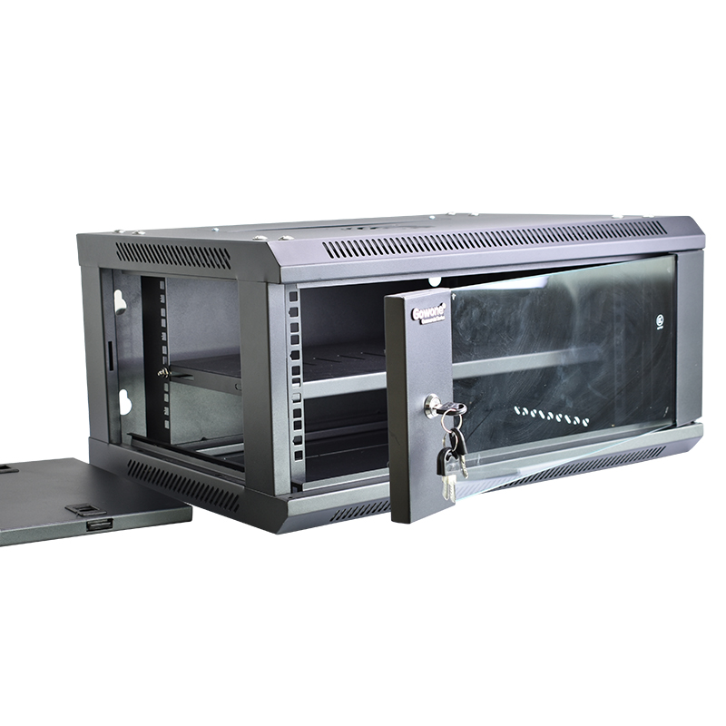 gowone 购旺 19英寸网络机柜 壁挂落地监控弱电交换机柜机箱墙柜 4u增