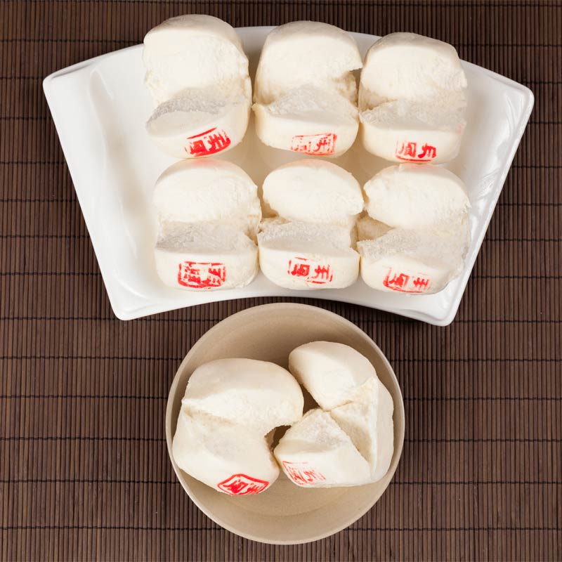 阆州阆中白糖蒸馍甜馒头手工面点甜品380g(1袋6个)早餐速食阆中特产
