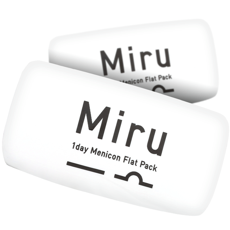 你的明亮选择：MIRU透明隐形眼镜日抛30片装