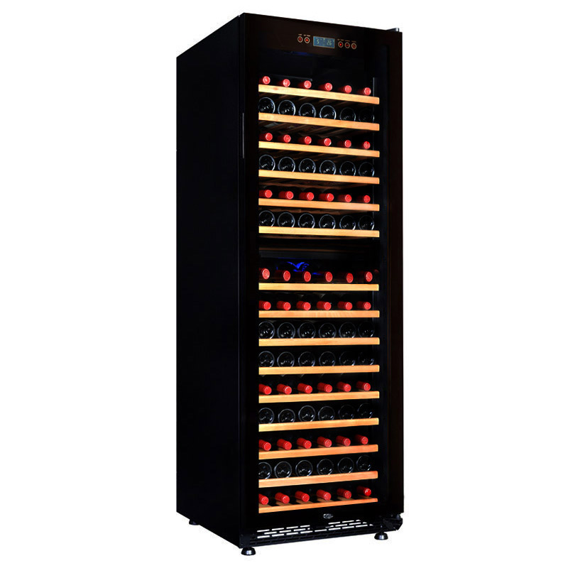 富貴紅FS-168SAA 雙溫風(fēng)冷恒溫紅酒柜掛杯黑色酒柜家用酒柜壓縮機(jī)酒柜葡萄酒柜冷藏柜茶葉柜恒溫柜