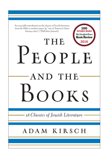 人与书:18篇犹太文学经典 英文原版 the people and the books