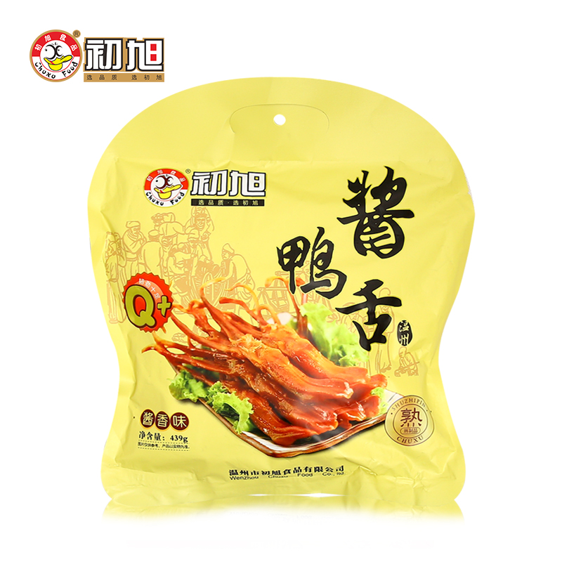 初旭食品(chuxufood) 初旭食品 初旭酱鸭舌酱香味439g温州特产独立