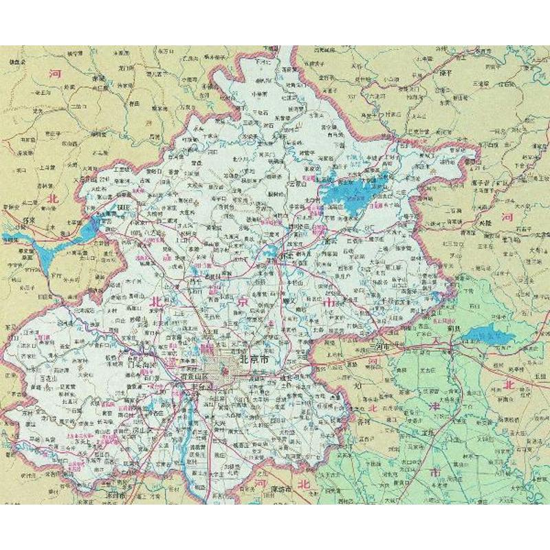 北京城市地图(全盒装) 地理学与生活 环球地理 国家内外地理概况 中国地图出版社 新华书店旗舰店官网正版图书籍