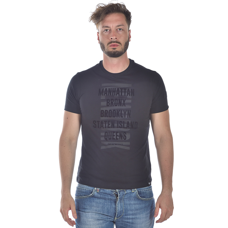 阿玛尼(emporio armani)ea 男装短袖t恤男士圆领短袖t恤 3z1t941j00z