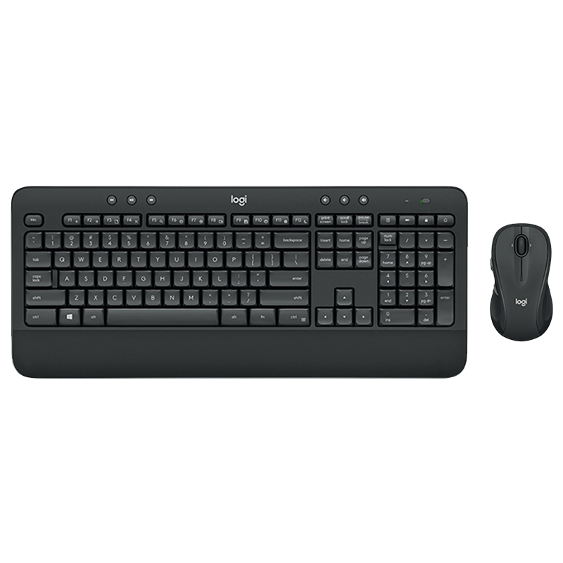 罗技（Logitech）无线键鼠套装 MK545 单套 键盘鼠标套装 黑色