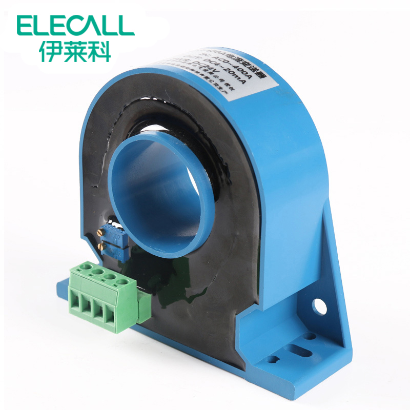 伊莱科（ELECALL） 电流变送器 交流电流传感器 电量隔离 HD-T21I 输入0-5A   输出4-20mA DC12V供电