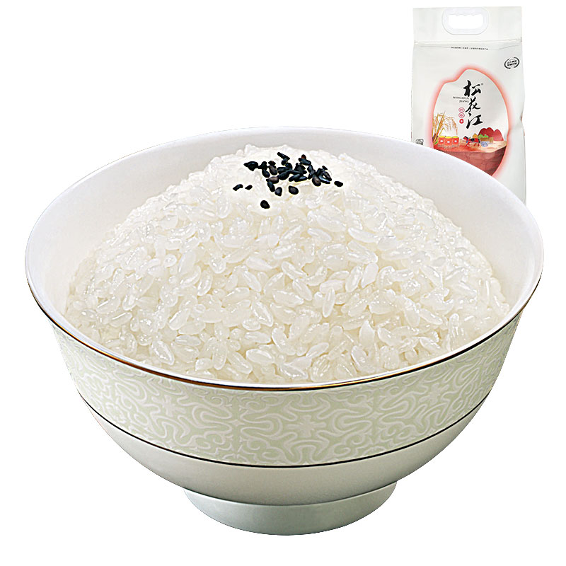 正大 大米 松花江米优质东北大米 珍珠米5kg(编织装)