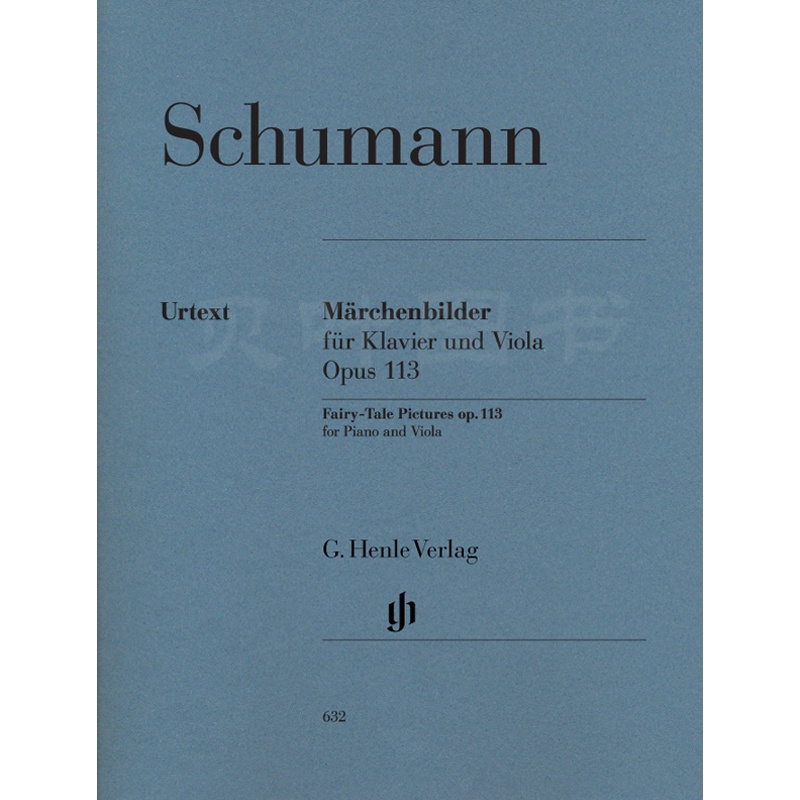 舒曼童话场景为中提琴与钢琴而作 schumann marchenbilderva/kl 亨乐