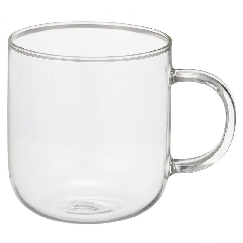 无印良品 MUJI 耐热玻璃_马克杯 透明