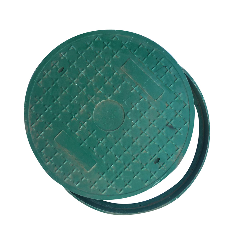 巨成 复合井盖树脂污水雨水电力 圆井盖700mm 走人厚度40mm ccjc 绿化