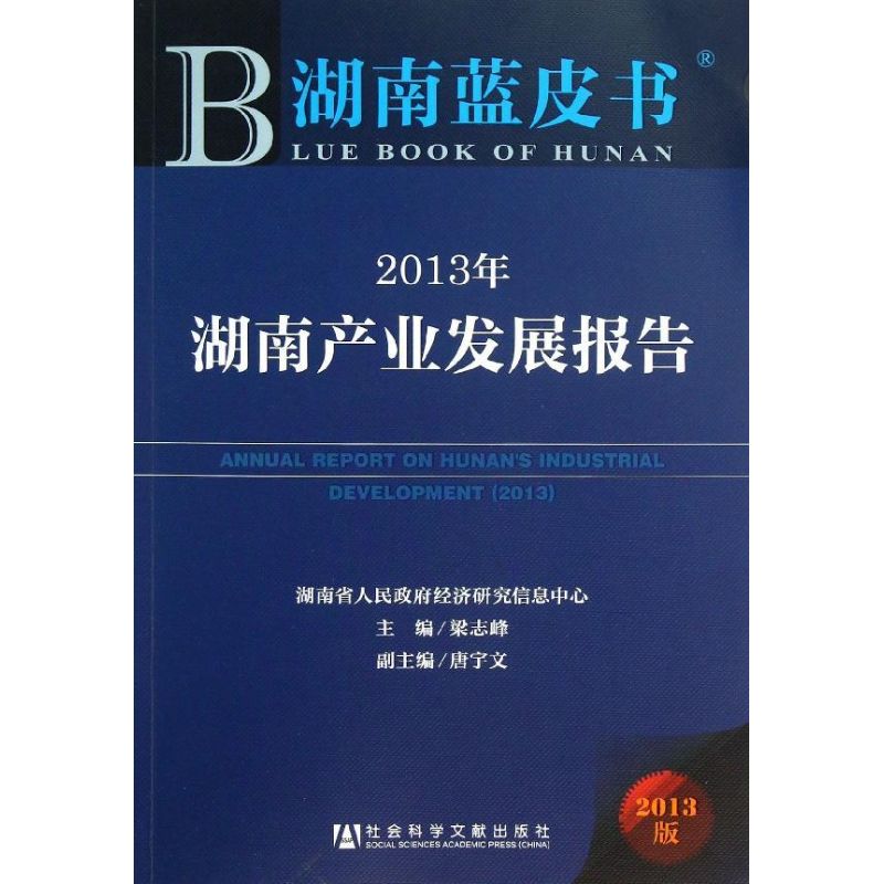 2013年湖南产业发展报告(2013版)
