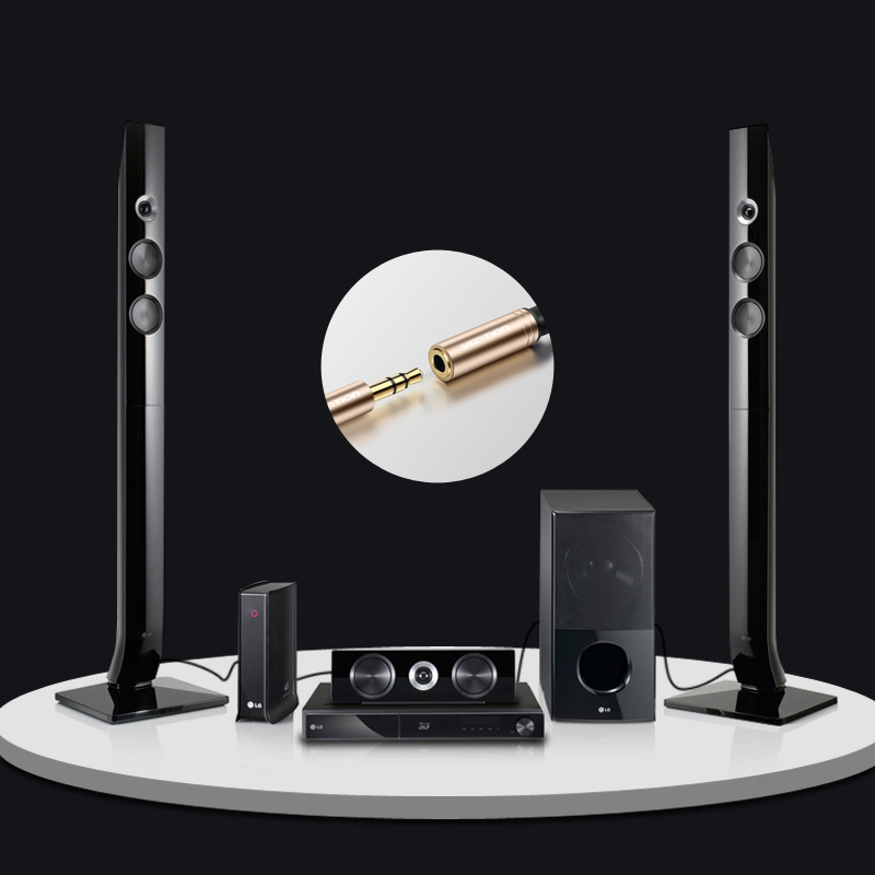 威迅（VENTION）3.5母对母音频延长线 3.5mm耳机音箱立体声转接头 手机电脑耳机连接头 0.3米 黑色 BFABY