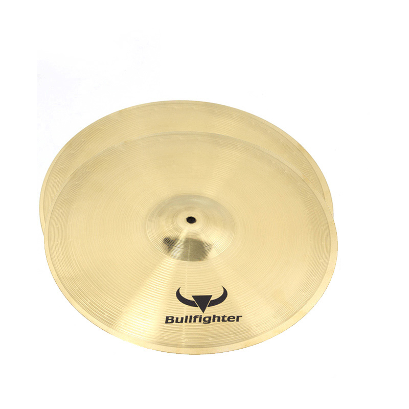 斗牛士(bullfighter) 架子鼓黄铜镲片叮叮镲节奏镲吊镲 14寸上下镲片