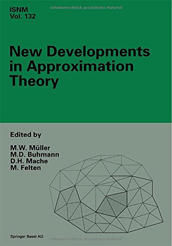 【预订】new developments in approximation