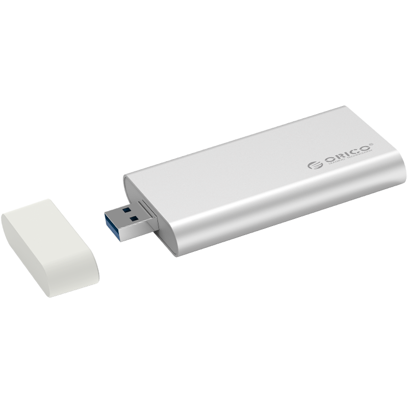 奥睿科(ORICO) MSG-U3 全铝UBS3.0直插式mSATA硬盘盒子 笔记本电脑固态SSD迷你外置盒